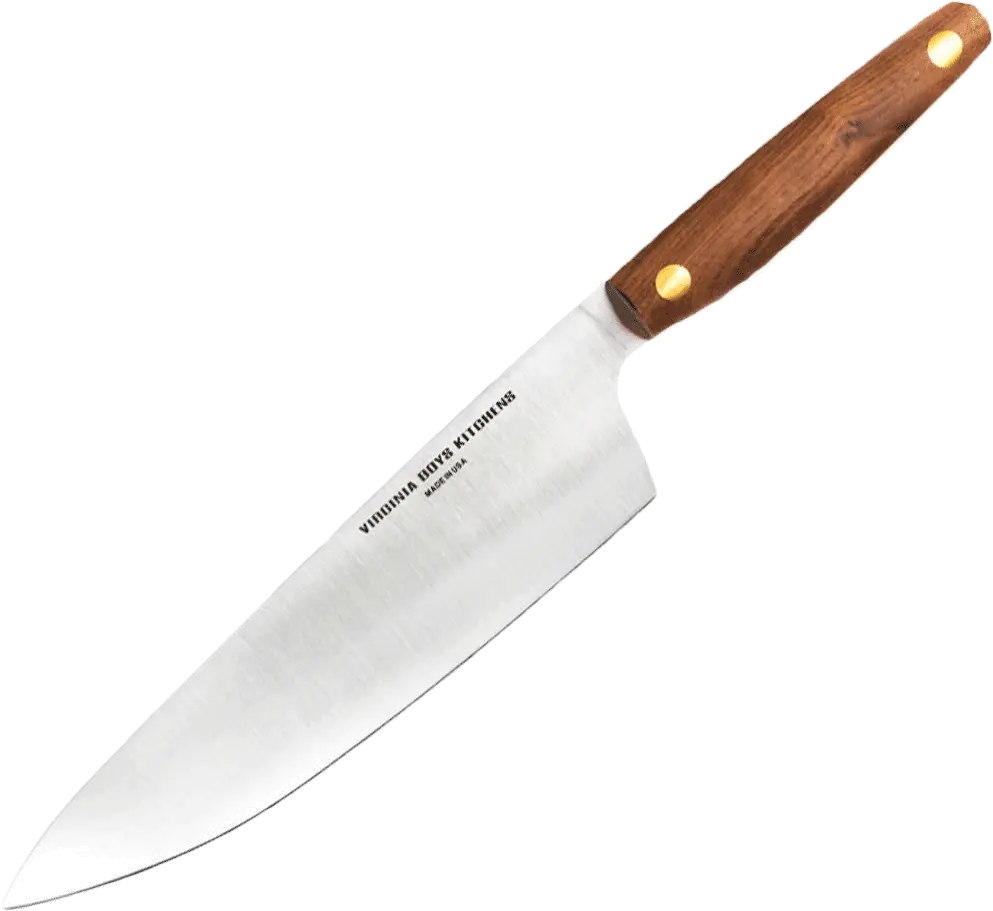  Chef Knife With Walnut Wood Handle Full Tang Chef Knife Handle Png Kitchen Knife Png