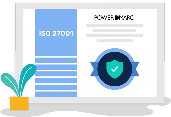  Iso27001 Dmarc Powerdmarc Email Authentication Saas Vertical Png Fb Icon For Email Signature