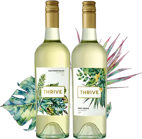  Home Thrive Wines Glass Bottle Png Wine Png