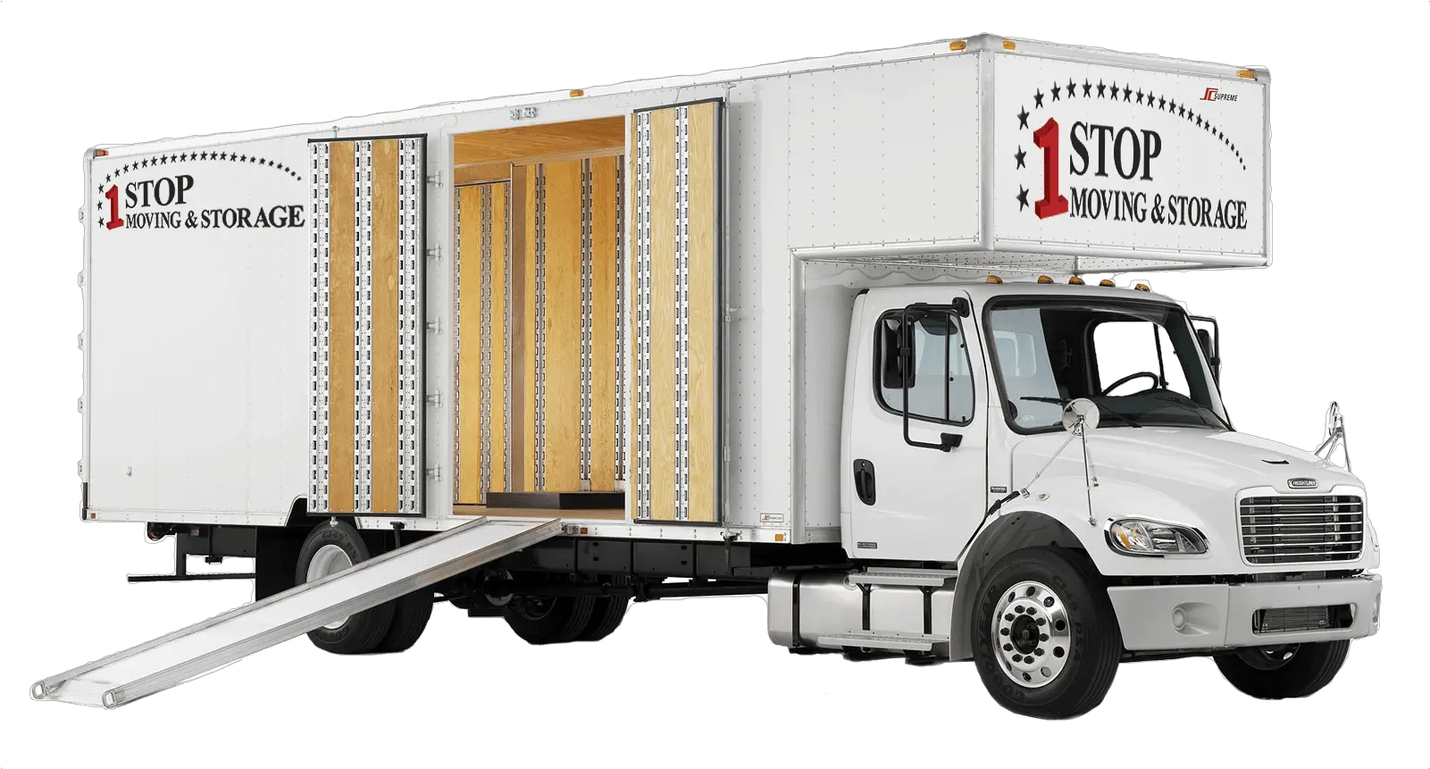  One Stop Moving And Storage Truck U2014 Moving Trucks Png Truck Transparent Background