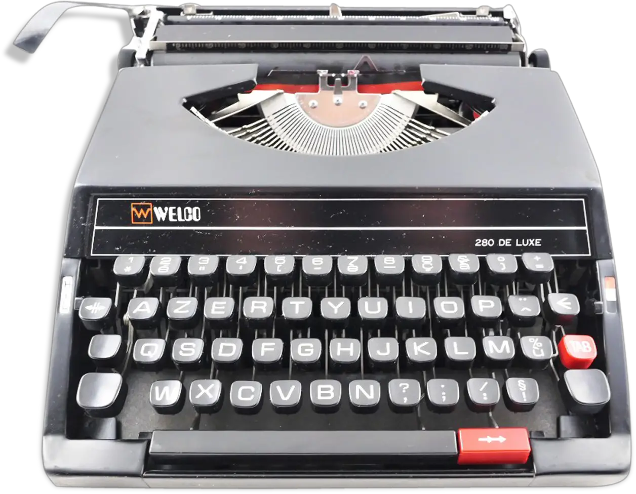  Sr280 Welco Vintage Typewriter Revised With Ribbon New Selency Typewriter Rheinmetall Mod 9 Png Typewriter Png