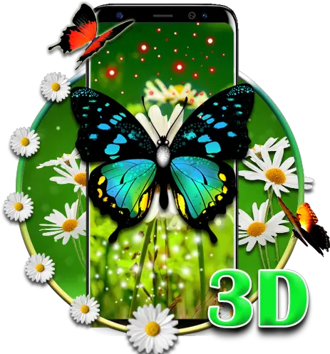  3d Colorful Butterfly Apk 207 Download Free Apk From Apkgit Girly Png Colorful Butterfly Icon