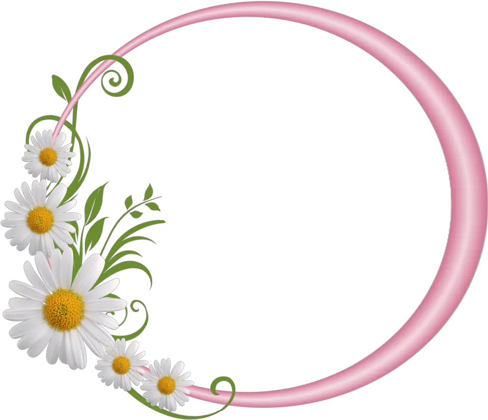  Download Floral Round Frame Png File For Designing Projects Color Round Frame Png Floral Design Png