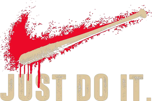  Negan Lucille Walking Dead Beach Towel Just Do It Negan Png Just Do It Transparent