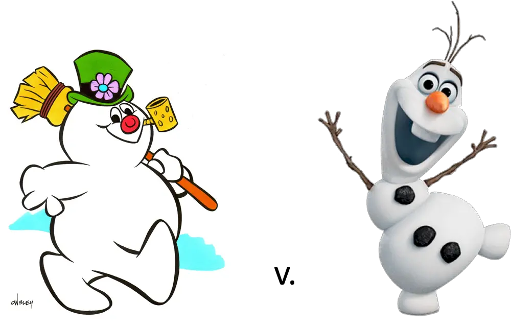  Frost V Olaf Pic Frosty The Snowman Png Full Size Png Frosty The Snowman Coloring Olaf Png