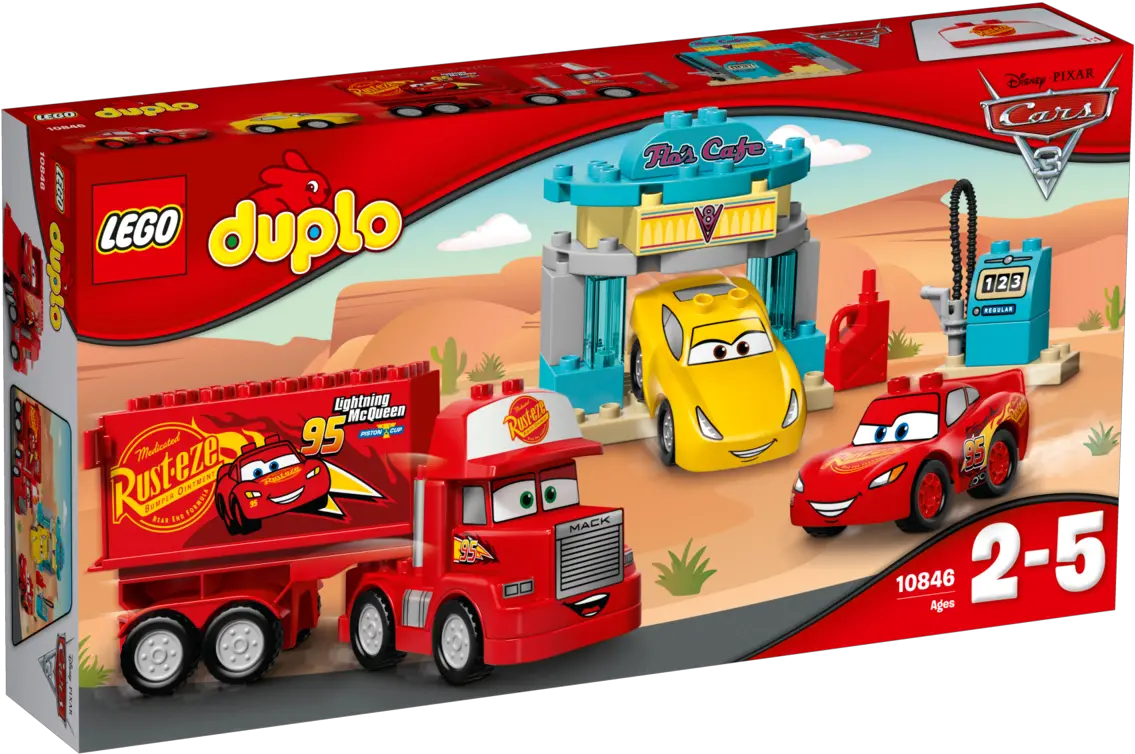  Lego Duplo Set 10846 Flos Café Lego Duplo Cars Emag Png Lighting Mcqueen Png