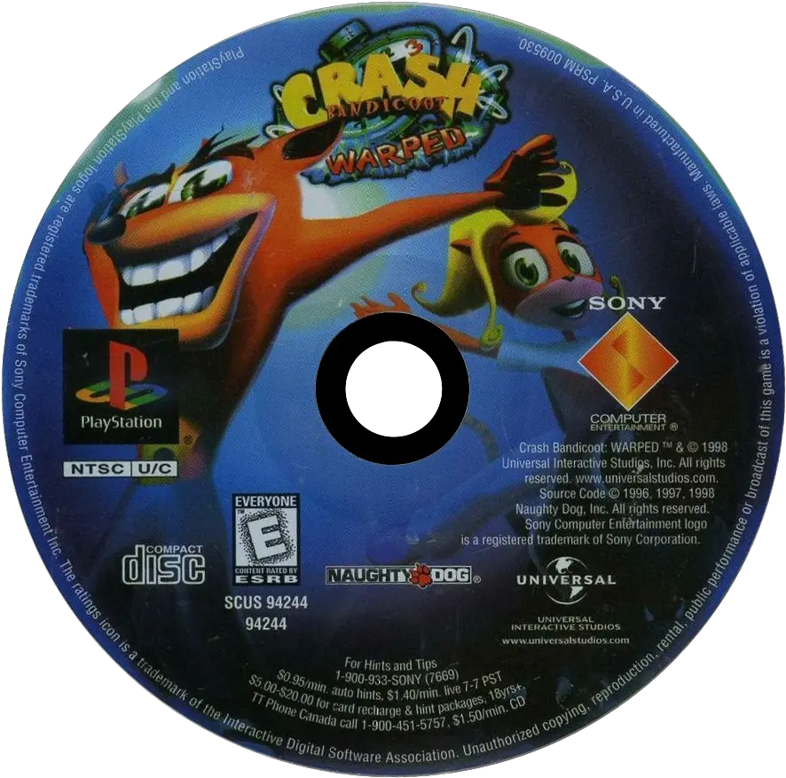  Crash Bandicoot Warped Details Launchbox Games Database Png Crash Bandicoot Icon