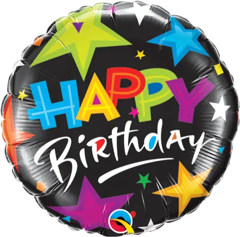  Happy Birthday Colorful Black Balloon You Re The Best Png Black Balloon Png