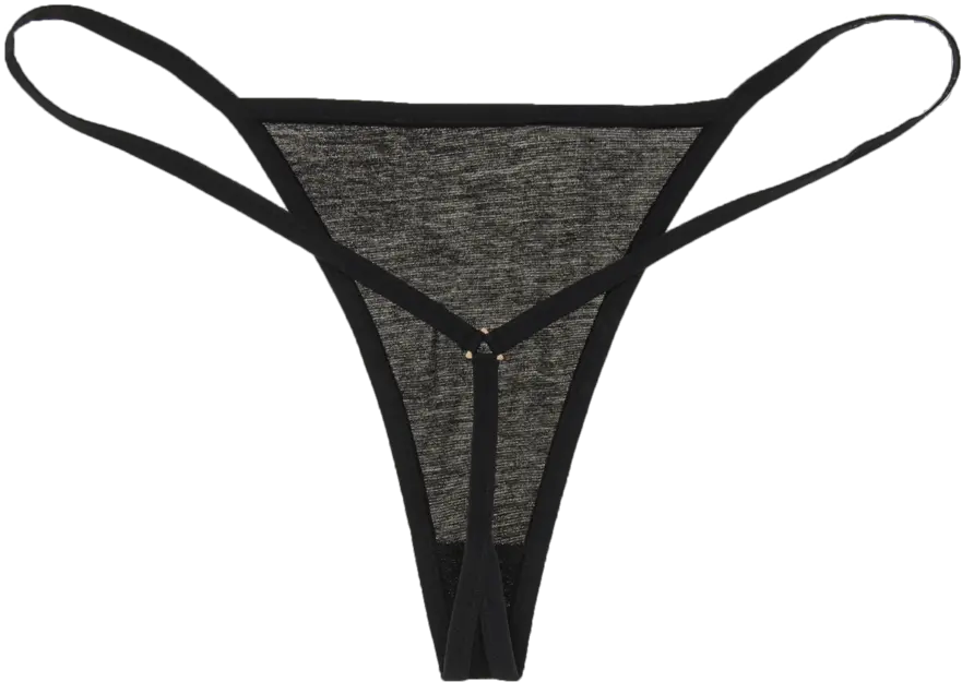  Araks Estel Y Thong Black Download G String Panties Png Thong Png