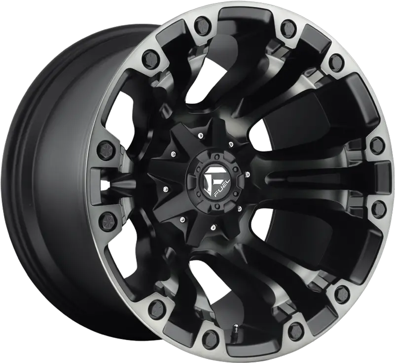  Fuel Offroad Vapor Matte Black Machined Fuel D569 Vapor Wheels Png Vapor Png