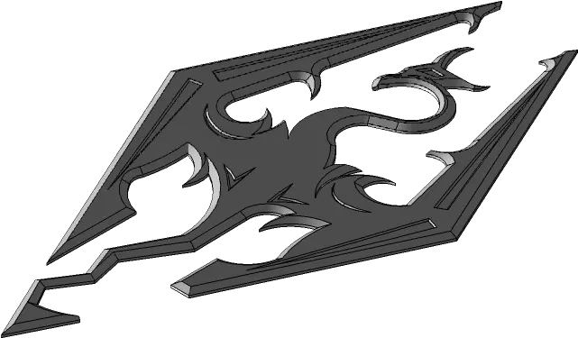  Skyrim Logo Rifle Png Skyrim Logo Png