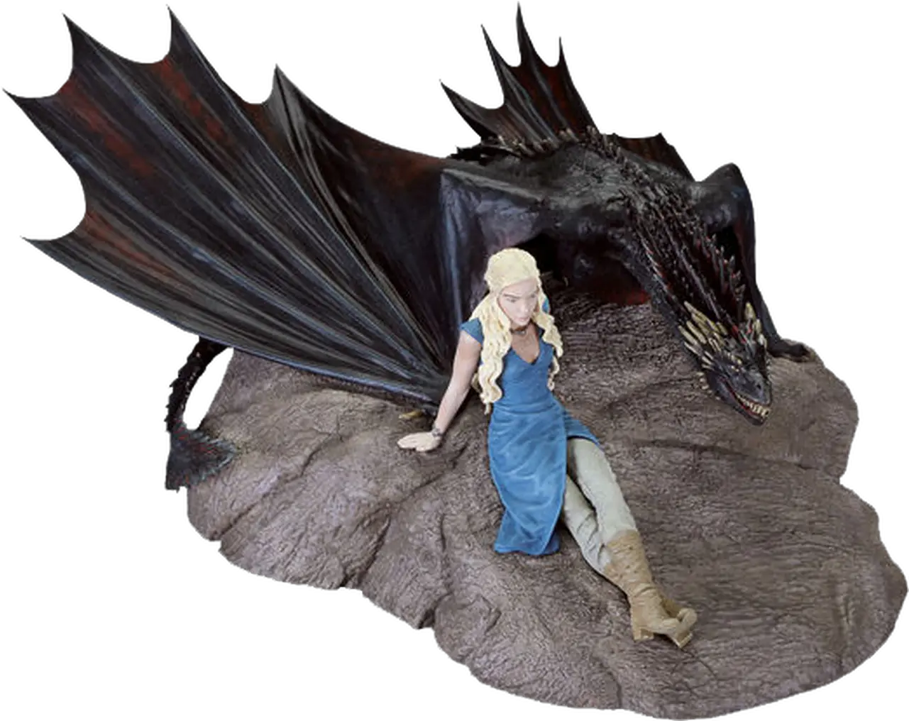  Game Of Thrones Daenerys U0026 Drogon 7 Statuedhc28574 Game Of Thrones Statue Daenerys Drogon Png Daenerys Png