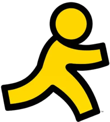  Instant Messenger Logos Aol Running Man Png Messenger Logo Png