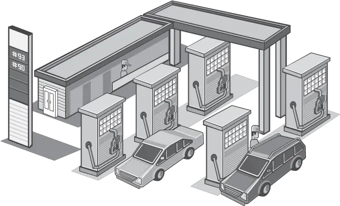  Gas Station Sti Us Gas Station Drawing Png Gas Pump Png