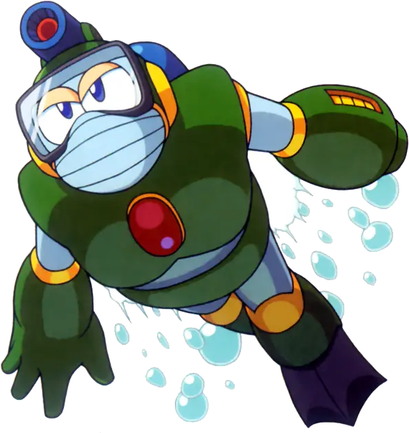  Bubblemanart Mega Man 2 Bubble Man Png Mega Man Png