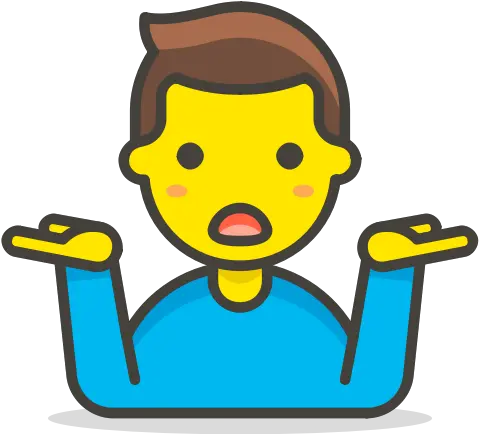  Man Shrugging Icon Family Emoji Png Shrug Emoji Transparent