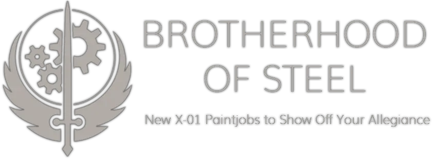  Brotherhood Of Steel Paintjobs For X Horizontal Png Brotherhood Of Steel Logo