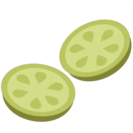  Cucumber Slices Svg File For Scrapbooking Cardmaking Sliced Pickle Clip Art Png Cucumber Png