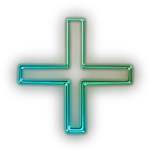  Download 110767 Glowing Green Neon Icon Plus Sign Png Plus Sign Transparent