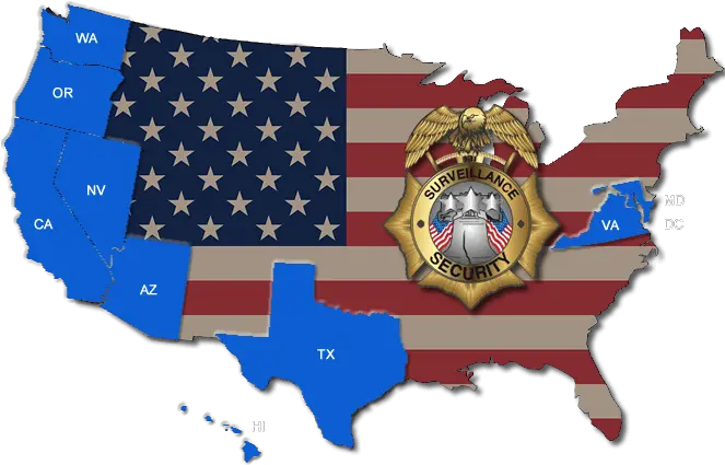  Security Surveillance Inc Sitemap America Outline Flag Png California Flag Icon