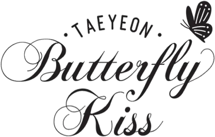  Butterfly Kiss Taeyeon Butterfly Kiss Logo Png Kiss Png