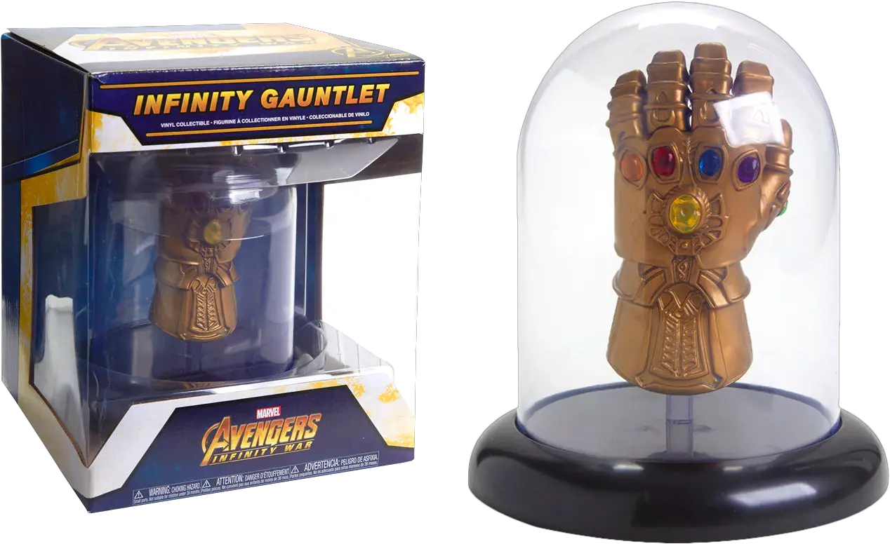  Avengers 3 Infinity War Infinity Gauntlet In Dome Pop Vinyl Figure Infinity Gauntlet Pop Vinyl Png Infinity Gauntlet Logo