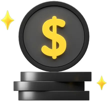  Dollar Coin Icon Download In Glyph Style Solid Png Number Sign Icon