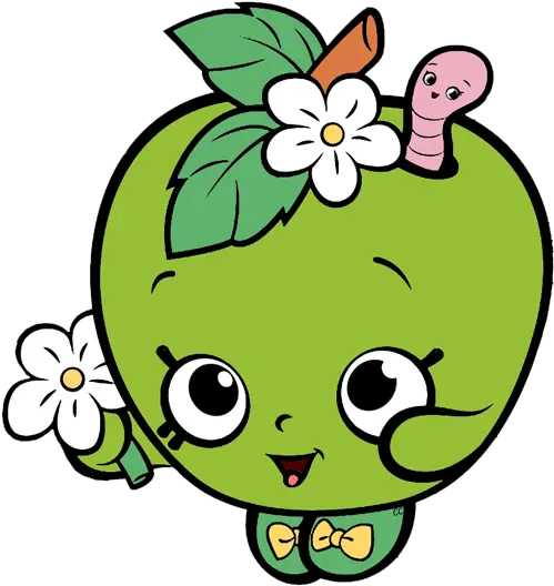  Shopkins Clip Art Cartoon 706377 Png Images Apple Blossom Shopkins Png Shopkins Png