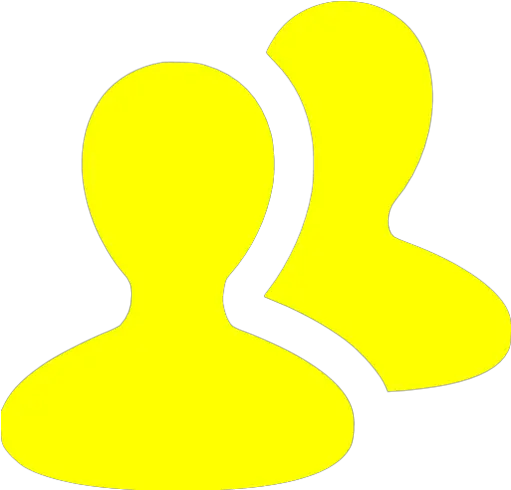  Yellow Group Icon Free Yellow User Icons Group White Png About Me Icon Png