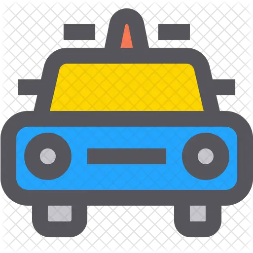  Police Car Front Icon Clip Art Png Front Of Car Png