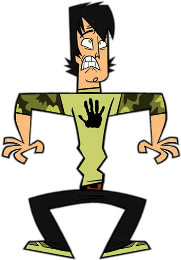  Total Drama Trent Terrified Png Image Logo