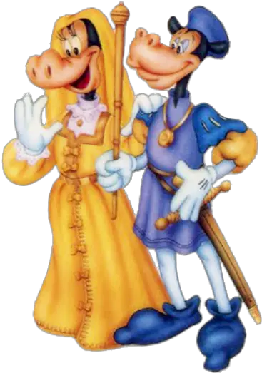  Queen Clarabelle With King Goofy Clarabelle X Goofy Png Goofy Png