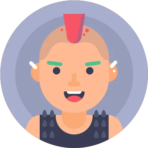  Avatar Man Person Punk Free Icon Of Illustration Png Punk Png