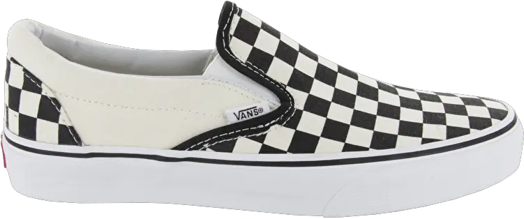  Shoes Black White Checkerboard Slip On Vans Transparent Background Png Vans Png