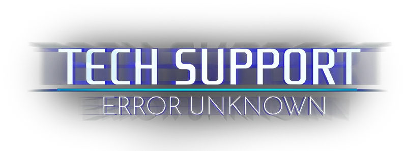  Error Unknown Horizontal Png Tech Support Png