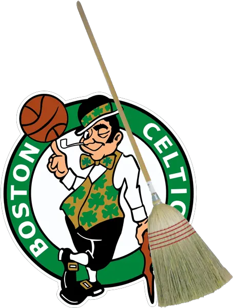  Take Brooms To Boston 680 The Fan U2013 Wcnn Am Logo Boston Celtics Png Boston Celtics Png