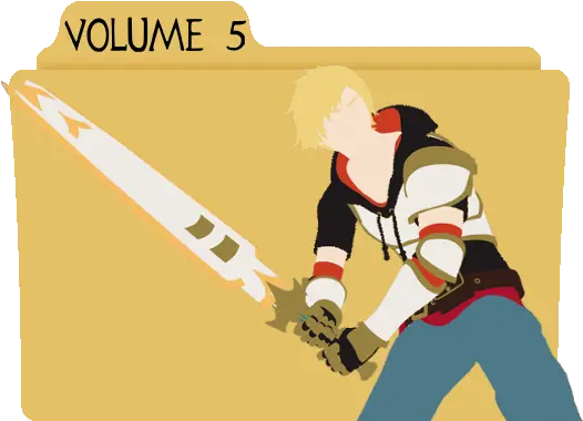  I Made A New Set Of Rwby Folder Icons For Volumes 5 8 Jaune Arc Devil May Cry Png Rwby Transparent