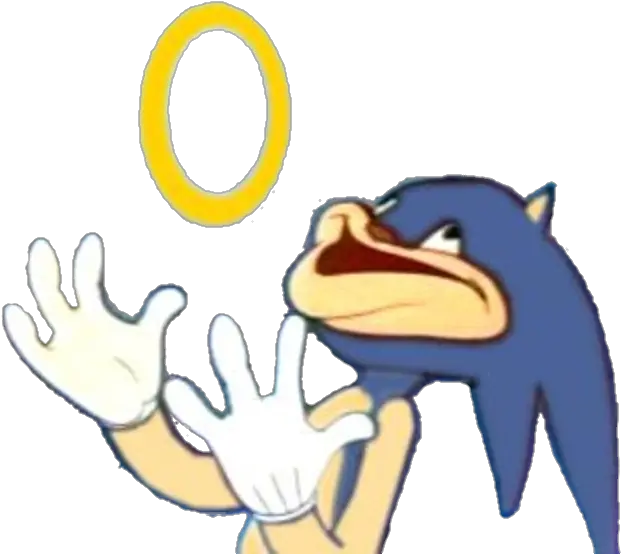  Sanic Sticker Blank Template Worst Game Ever Made Png Sanic Transparent