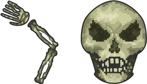  Terraria Skeletron Cursor Skull Terraria Dungeon Guardian Png Terraria Transparent