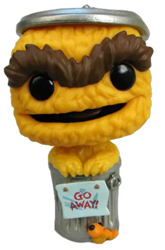  Oscar The Grouch Vinyl Figure Sesame Street Orange Oscar Png Oscar The Grouch Png