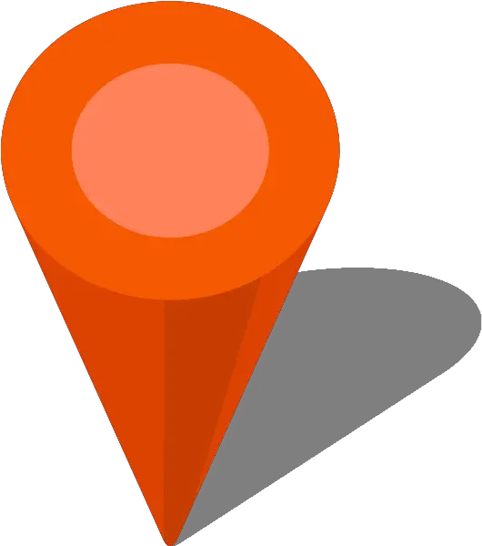  Download Simple Location Map Pin Icon3 Orange Free Vector Location Map Icon Vector Png Location Symbol Png