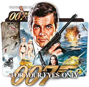  Movie Poster Action Film Games Hero 007 For Your Eyes Only Png Action Folder Icon