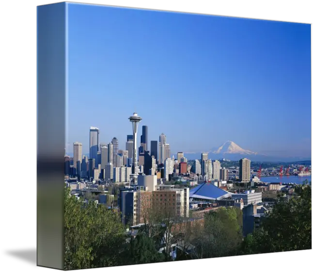  Washington Seattle Skyline With Space Seattle Png Seattle Skyline Png