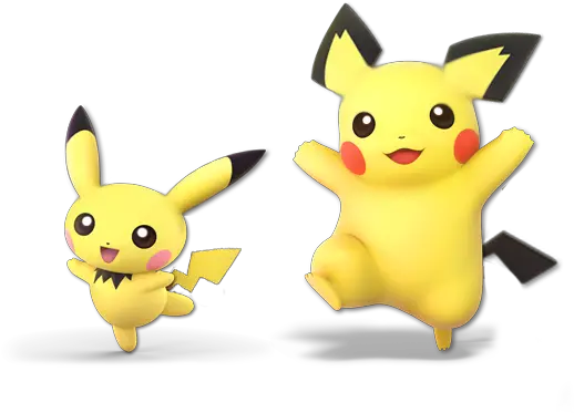  Why Is Pichu Cuter Than Pikachu Pikachu And Pichu Smash Ultimate Png Pichu Transparent