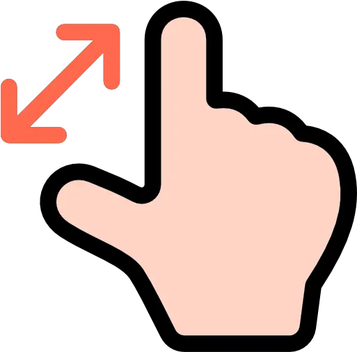  Finger Swipe Icon Zoom Vector Png Swipe Png