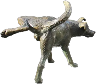  Png Download Bronze Peeing Dog Bronze Sculpture Pee Png