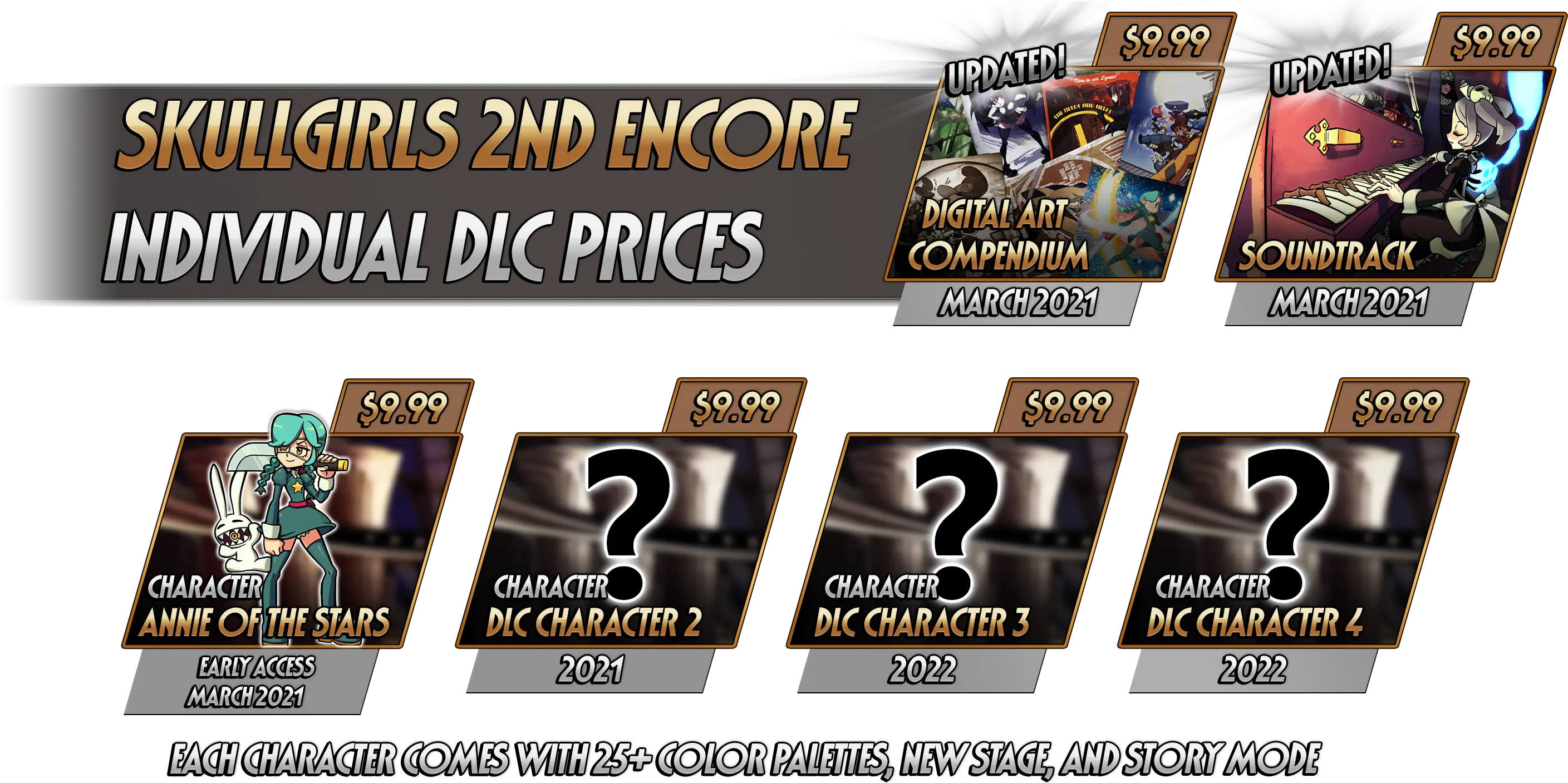  Skullgirls 2nd Encore Steam News Hub Skullgirl Dlc Characters 2 Png Valentine Skullgirls Icon