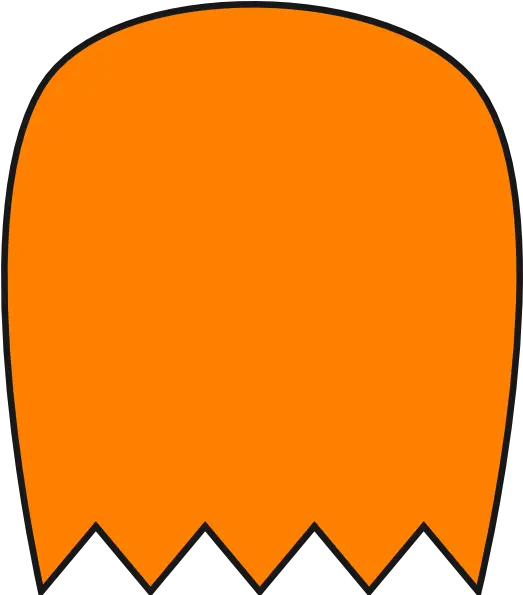  Clipart Royalty Free Download Orange Ghosts Png Pacman Ghosts Png