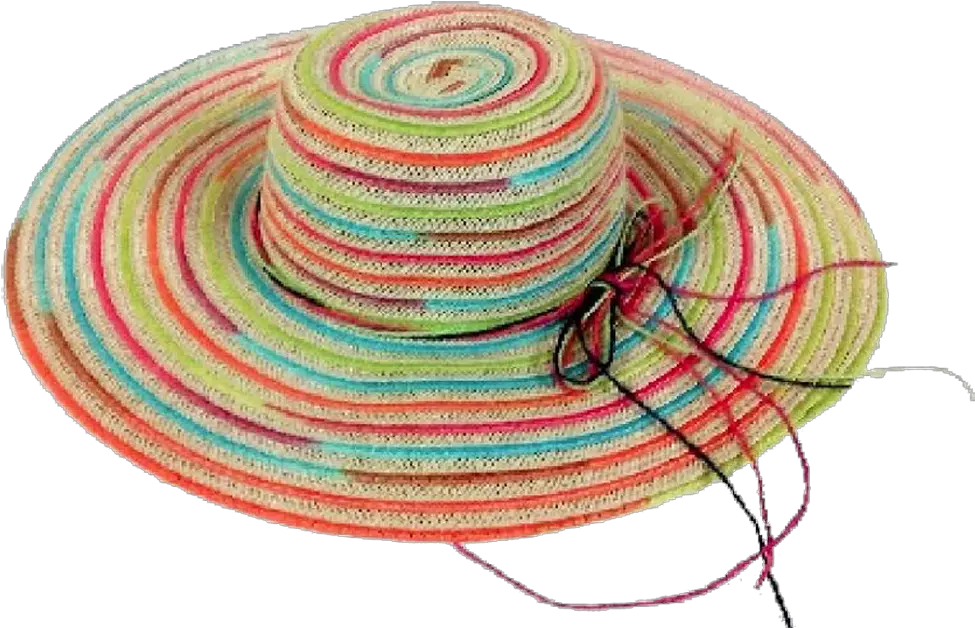  Download Fashion Hats Ladies Bright Rainbow Color Swinger Costume Hat Png Sombrero Png