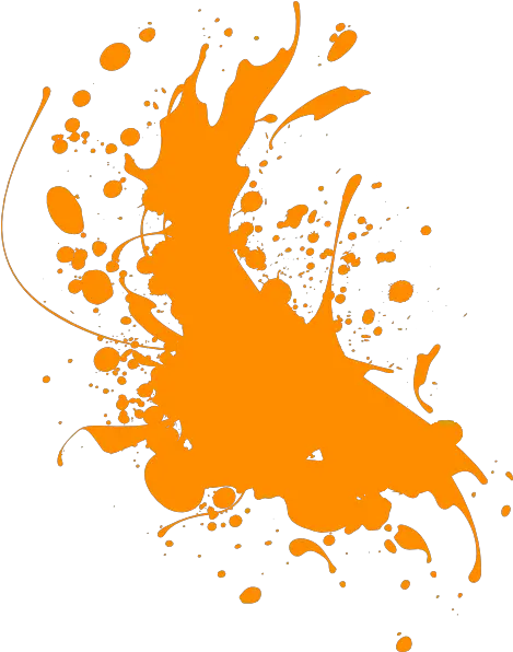  Paint Splat Clipart Free Download Orange Paint Splatter Png Ink Splatter Png